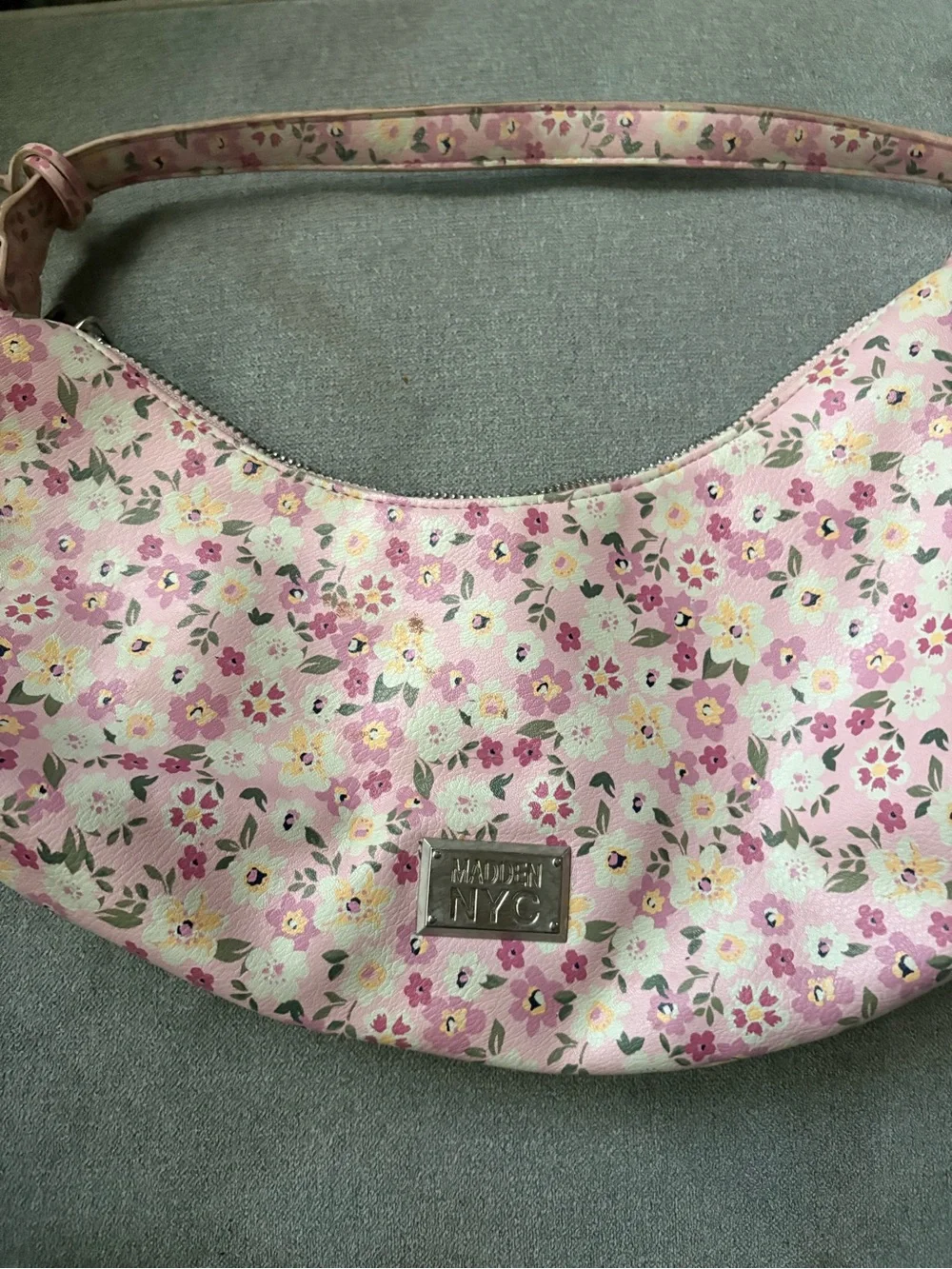 Madden NYC Pink Floral Shoulder Bag